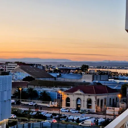 Le Saint Clair, Superbe Neuf, Terrasse, Vue Mer, Parking Climatisation Apartament Sète